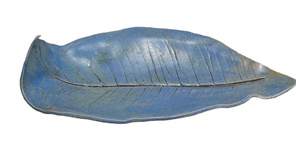 T&ouml;pferei Schale Blatt